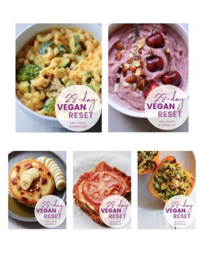 5 meal plans ebook covers
