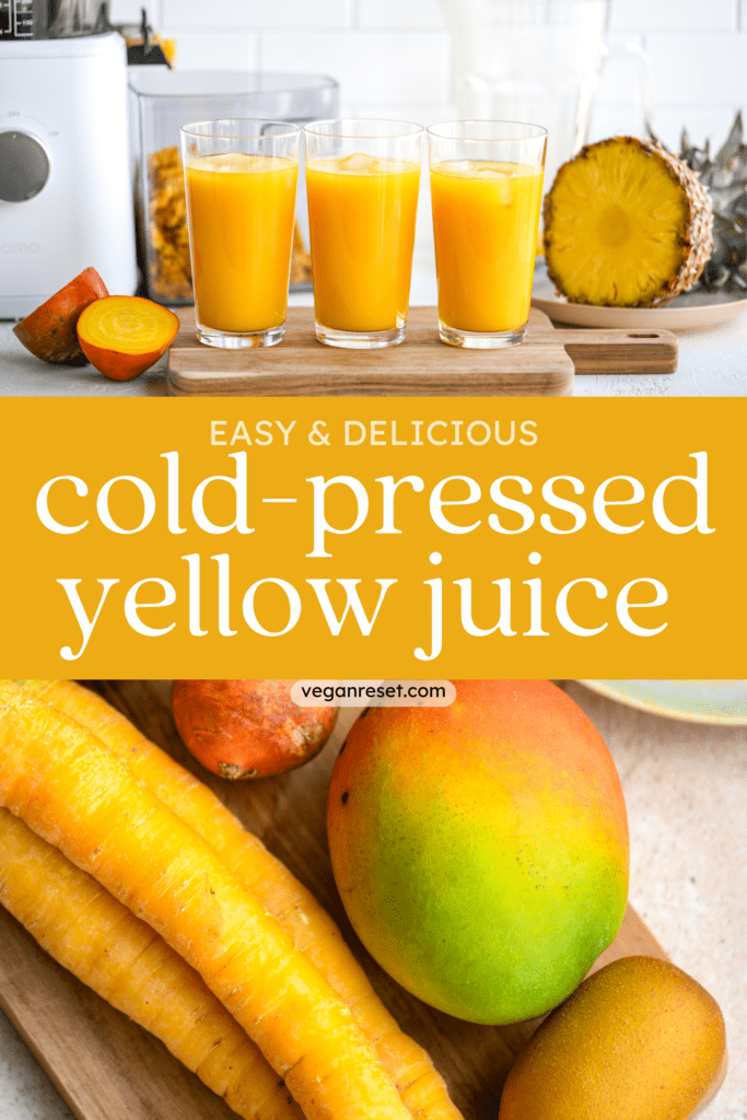 cold-pressed yellow juice