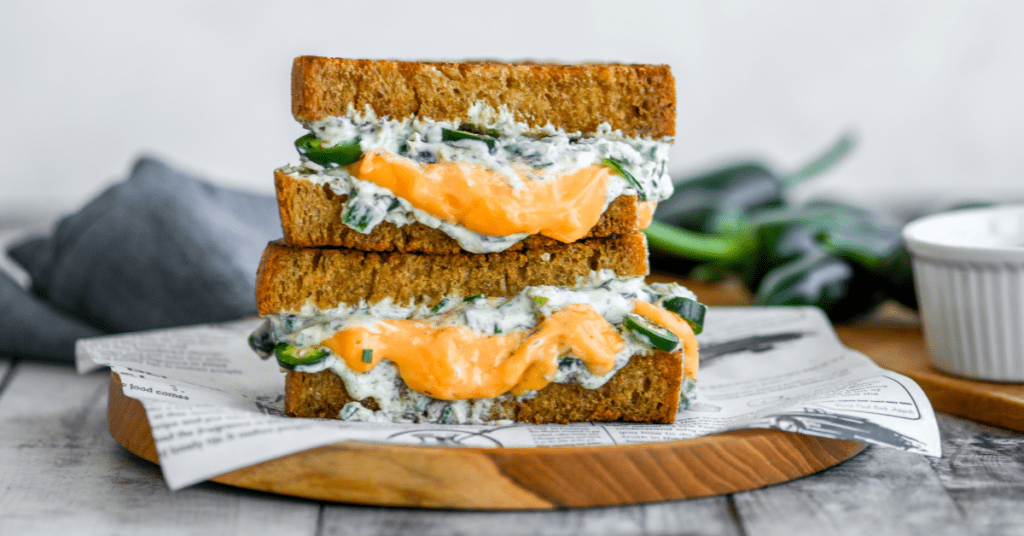 jalapeño popper grilled cheese social