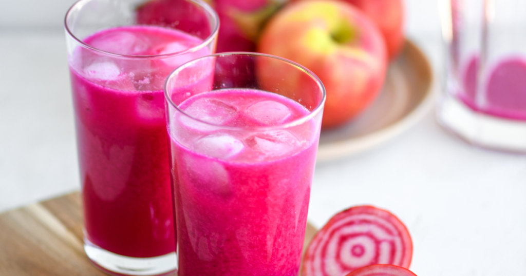 pink dragonfruit juice